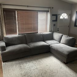 120” Sofa With Chaise.  