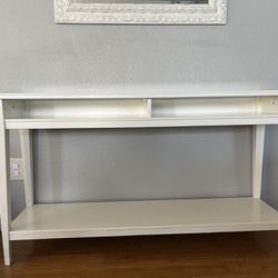 White Console Table 