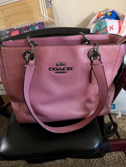 Coach pebble leather purse
