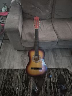 Acoustic Classical Guitar Sunburst Finish