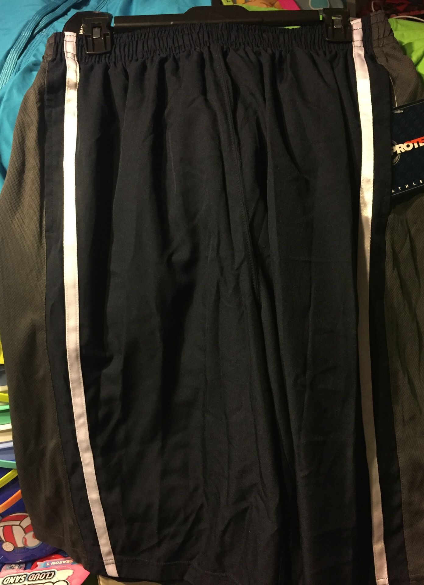 Shorts Protege Athletics. Black and Grey. Size Large