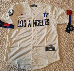 Mens Nike LA Dodgers #17 City Connect Jersey