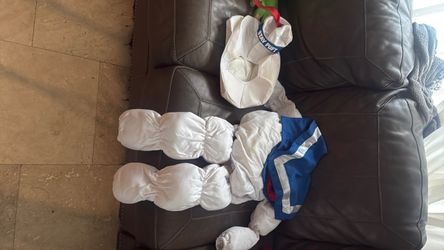 Costume marshmallow. Man.