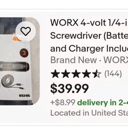 Cordless Screwdriver Set