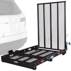 Hitch Mounted Mobility Carrier with Ramp.500 LB Cap.