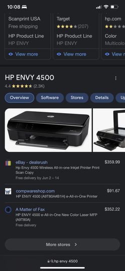 HP Envy 4500 Inkjet Printer