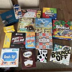 Huge Board Game Bundle – Strategy, Party & Family Favorites (Some Sealed!)