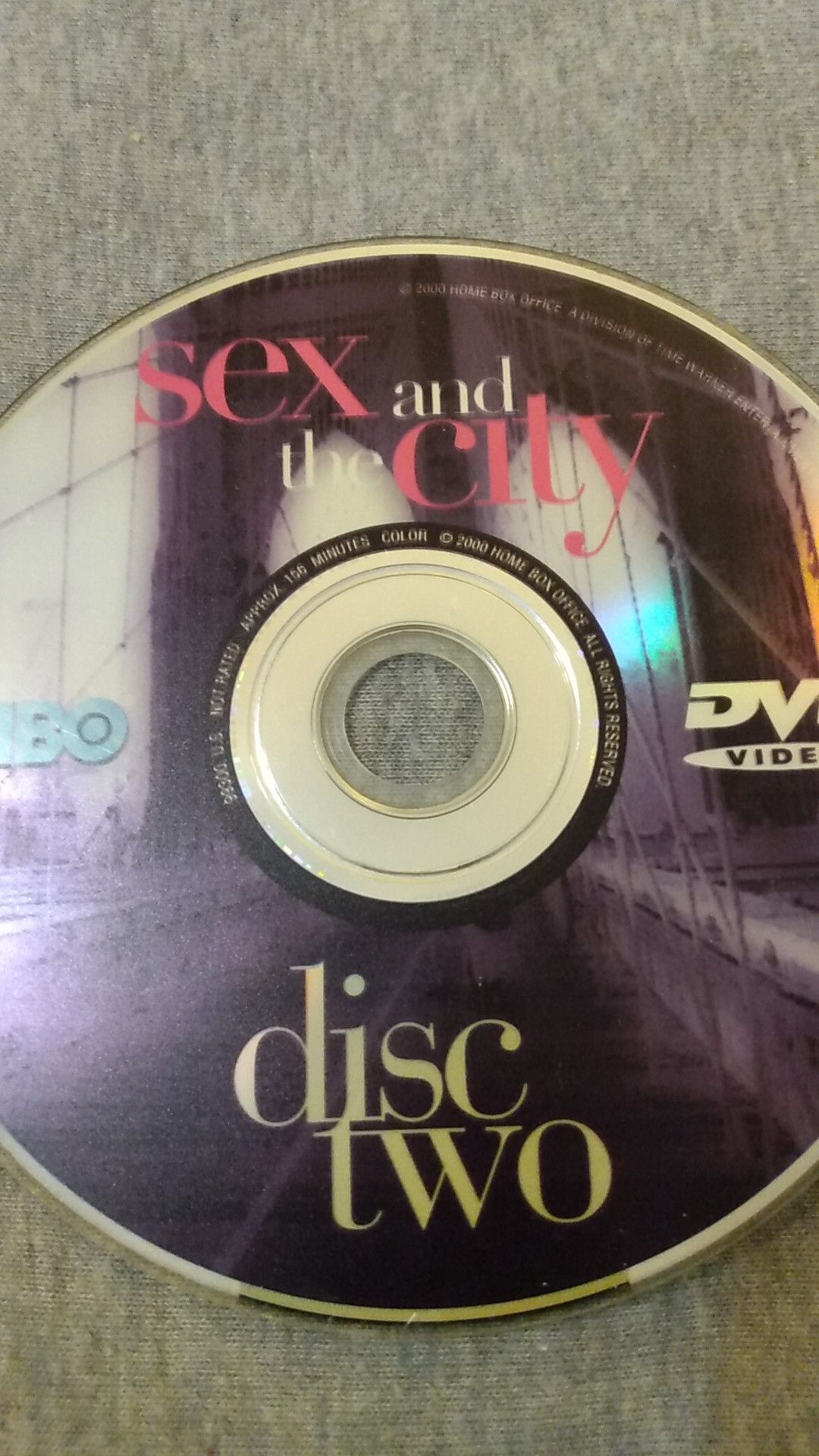 Sex and the City- disc two /dvd disc one missing