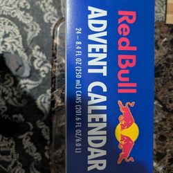 New Unopened Red Bull Advent Calendar 