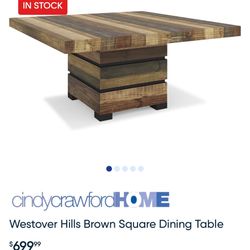 Cindy Crawford Dining Table 