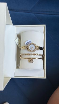 Never worn Anne Klein watch + bracelet set
