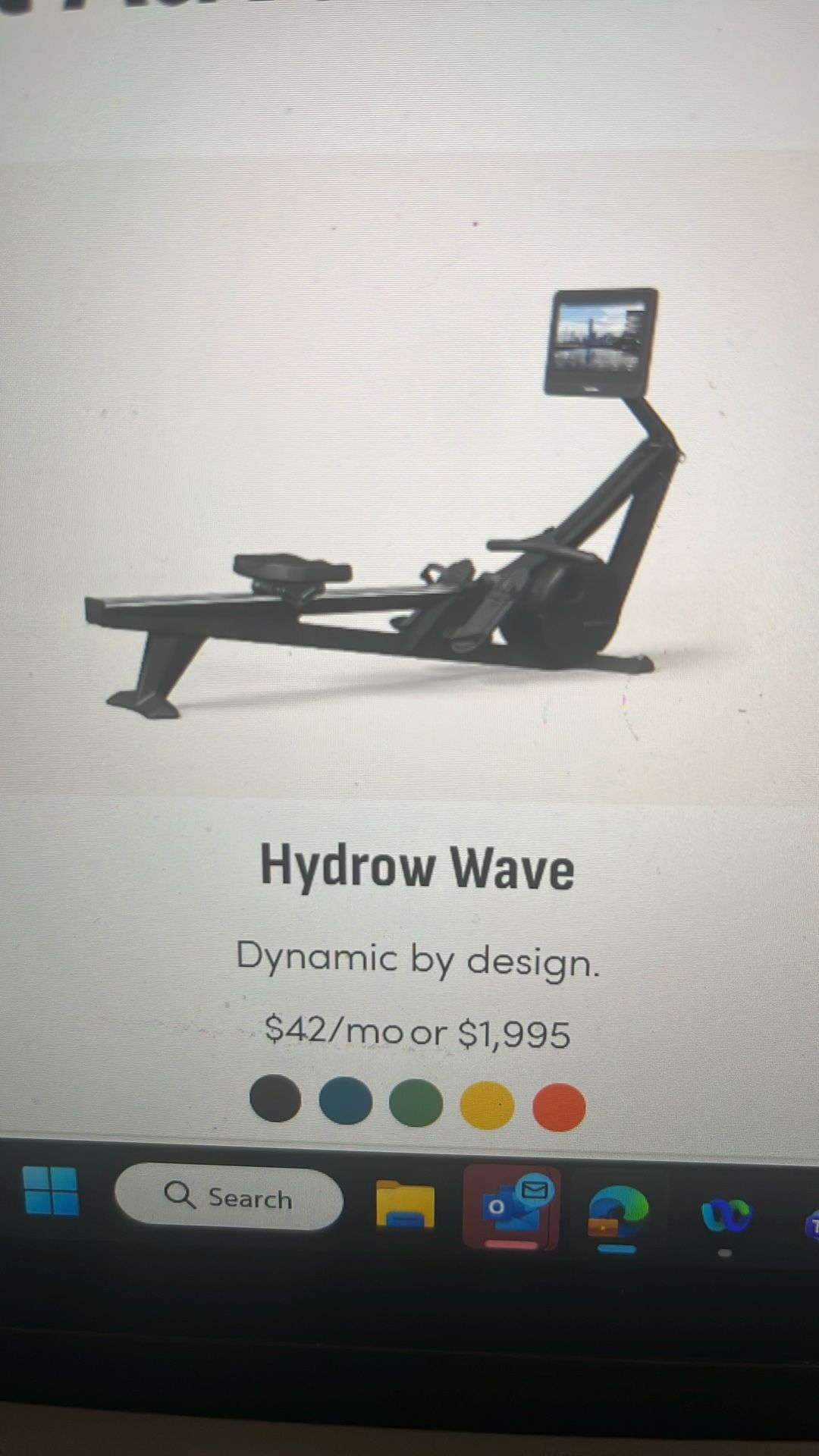 Hydro Rowing Machine