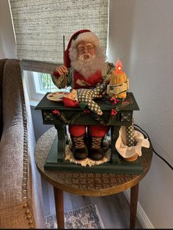 Christmas Animated Painting and Musical Santa