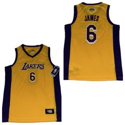 Los Angeles Lakers Lebron James #6 Jersey Men’s Medium & Large New