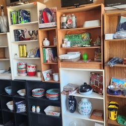 Lots of Book Shelves, Shelf, 9 Compartment Decorative Shelf Cheap Between $5 - $20, need gone today