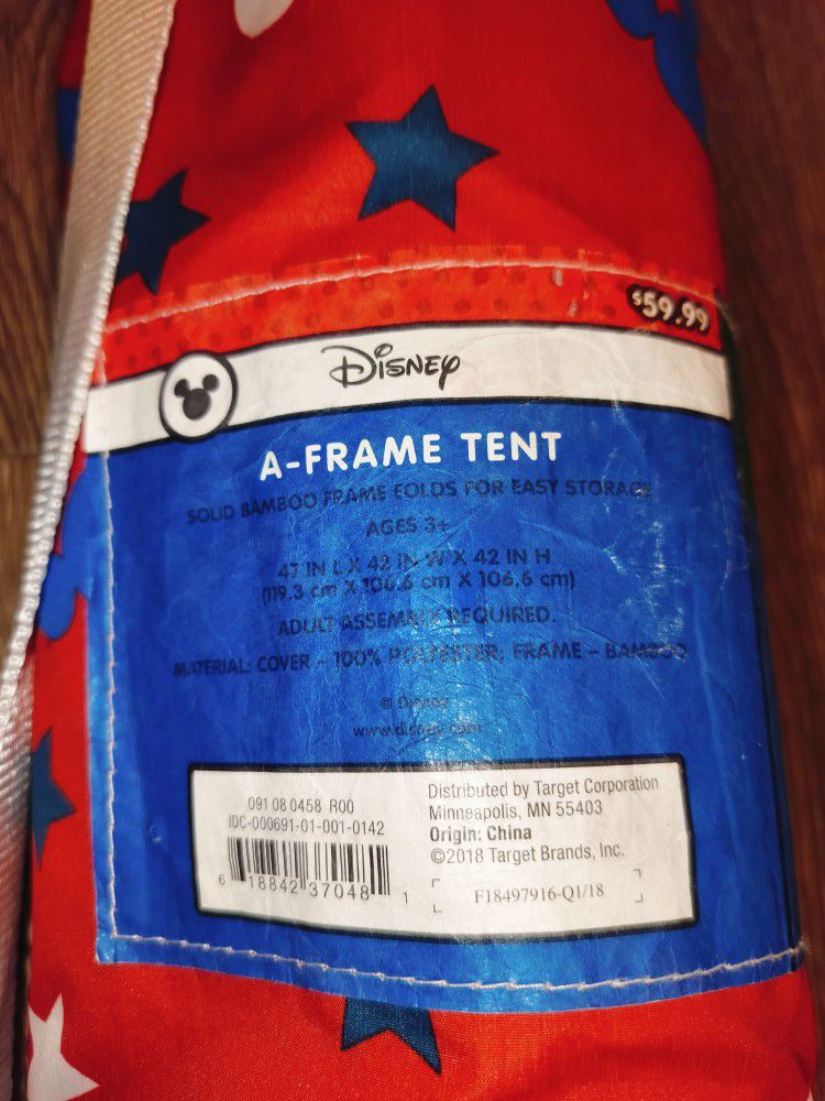 Disney Mickey Mouse A-Frame Tent