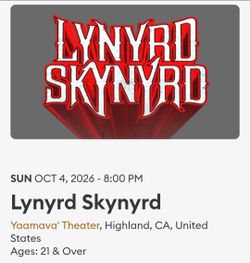 Lynyrd Skynrd Tickets