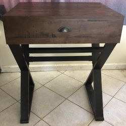 Wood And Metal Secretary Desk $100 OBO