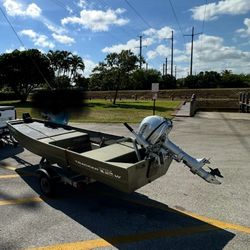 2014 12 jon boat 5hp honda motor