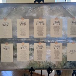 Wedding Seating Chart Decor Sign