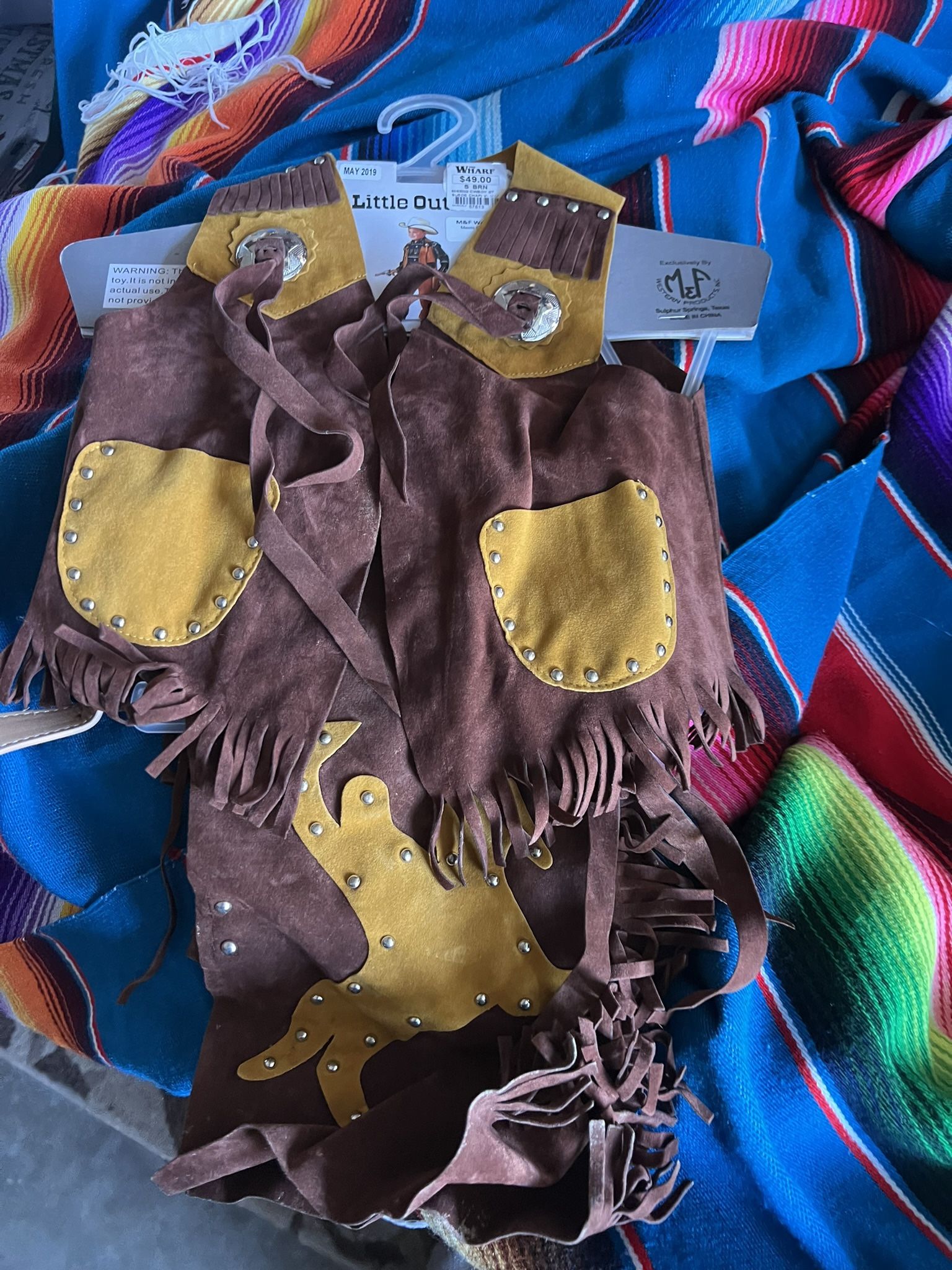 Western Cowboy Chaps & Vest