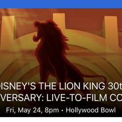 Lion King Live-to-Film Show
