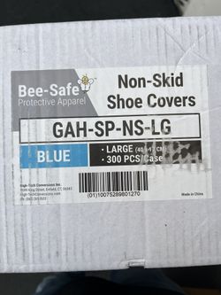 Shoe Covers- Large-150 Pairs- Blue