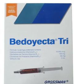 Bedoyecta caja de 5 injecsiones