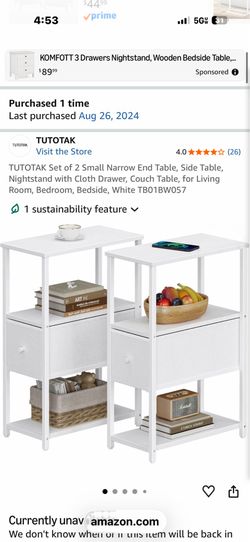 Thin Side tables