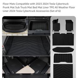 Rubber Mats For Tesla Cybertruck