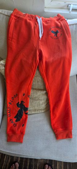 Camp Half-Blood Orange Sweatpants - M