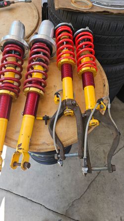 90-1993 cb7 accord koni yellow coilovers