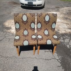 Set Of 2 Dining Room Chairs 