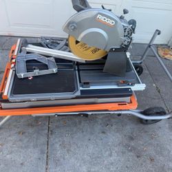 15 Amp 10 in. Wet Tile Saw with Portable Stand 