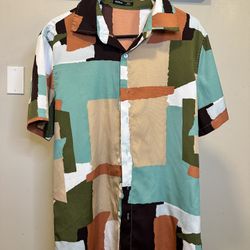 Men’s Short Sleeve Button Up 