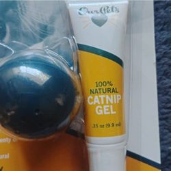 OurPets Natural Catnip Gel with Ball Toy
