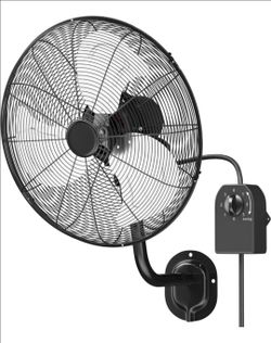 MEPTY 20" Heavy-Duty Wall Mount Fan – Like New