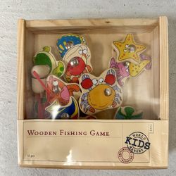 Wooden Magnet Fishing Game