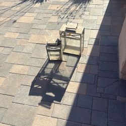 Outside/inside Candle Holders