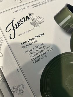 Fiesta 4-Piece Place Setting