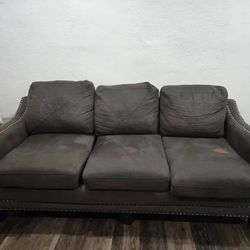 Sofa/couch - Grey-has Pullout Bed