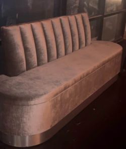Gray Suede couch