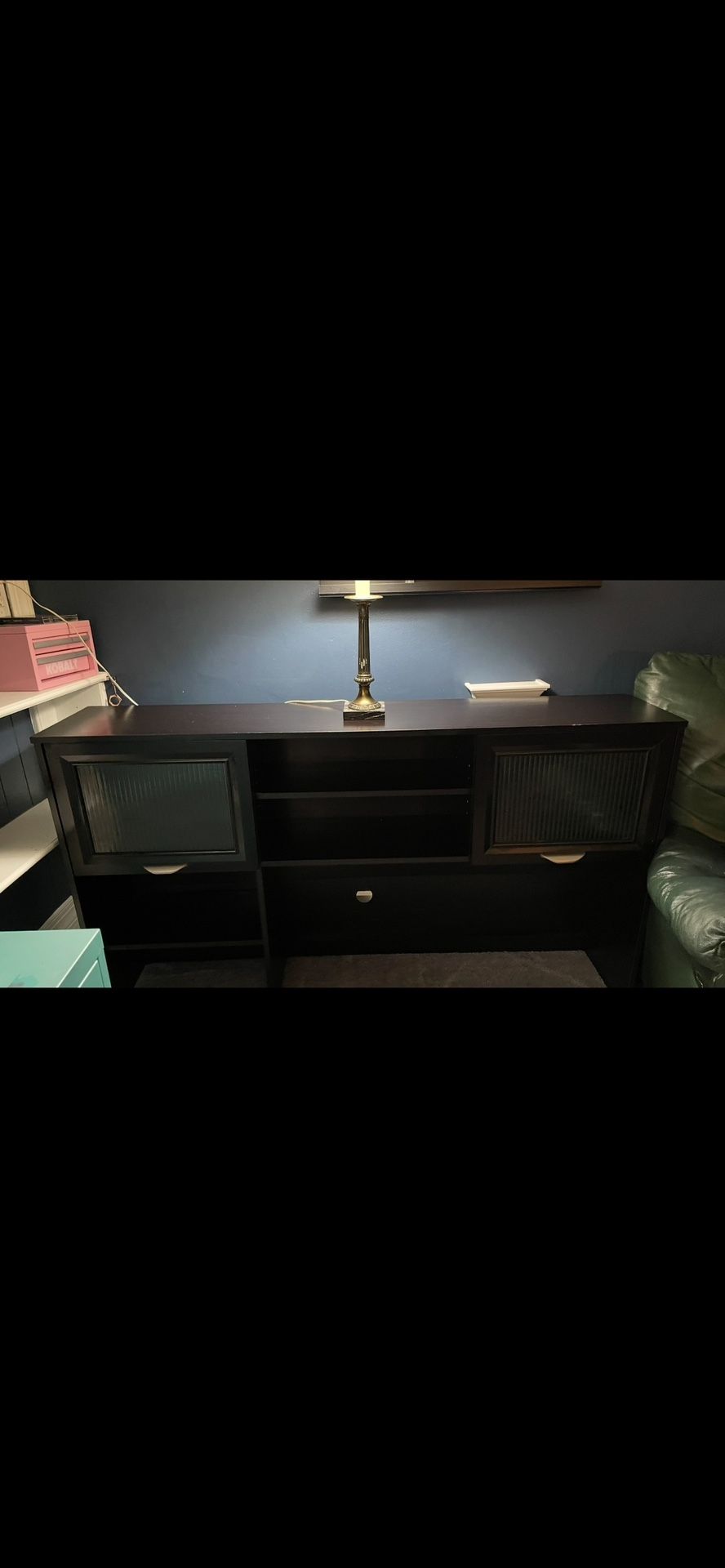 Corner Desk Hutch
