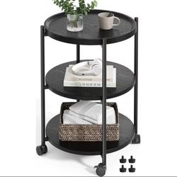 3-tier Shelf With Wheels/ Rolling Cart