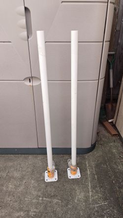 2 Posts WamBam Fence Surface Mounts Metal - 48" 

Pick up in San Jose 95121 area

Durable white WamBam fence surface mounts with internal steel stiffe