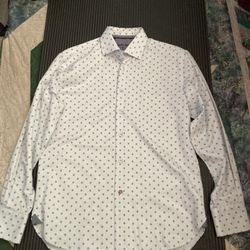 Visconti Blue Long Sleeve Men’s Dress Shirt