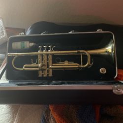 Golden Yamaha Trumpet.