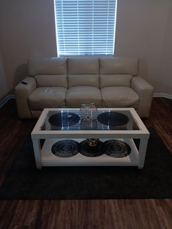 Leather couch