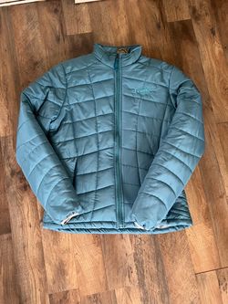 Baby blue women’s puffer jacket