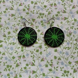 Spider Web Earrings